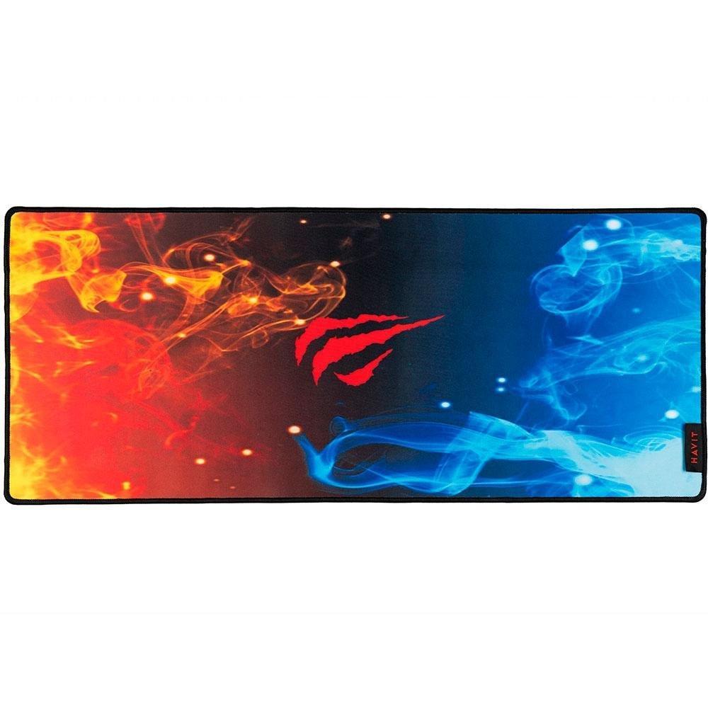 Mousepad Havit, Grande 700x300mm, Antiderrapante, Vermelho e Azul - HV-MP845 - 1