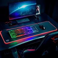 Mousepad Gamer Trust GXT 764 Glide-Flex, RGB, Control, Estendido (930x300mm) - 23395 - 2