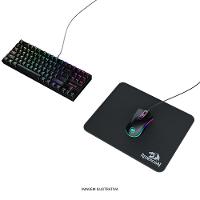 Mousepad Gamer Redragon Flicker, Médio (320x270mm), Speed - P030 - 3