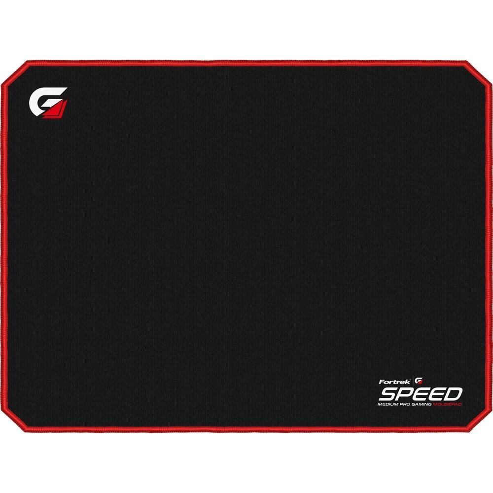 Mousepad Gamer Fortrek Speed MPG101, Médio (320X240mm), Preto/Vermelho - 72692  - 1