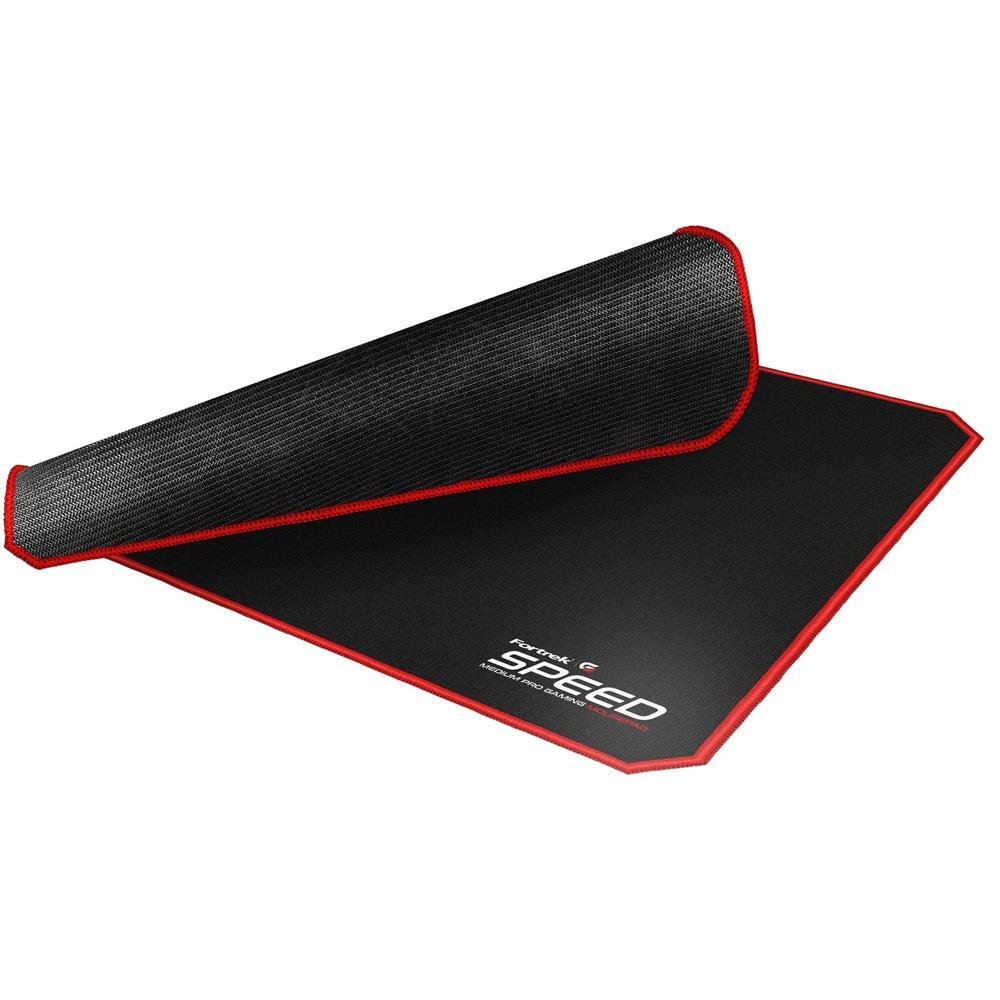 Mousepad Gamer Fortrek Speed MPG101, Médio (320X240mm), Preto/Vermelho - 72692  - 2