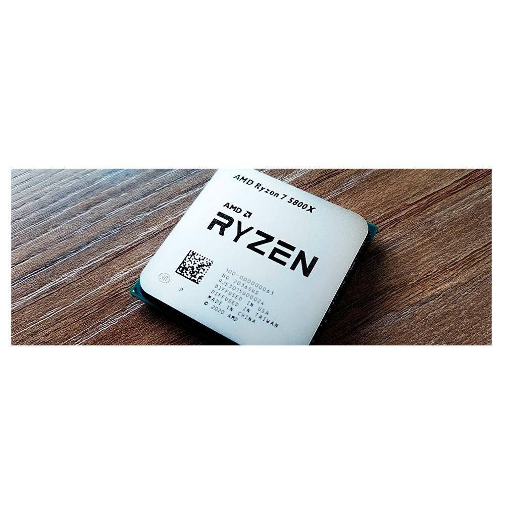 Processador AMD Ryzen 7 5800X, 3.8GHz (4.7GHz Max Turbo), Cache 36MB, Octa Core, 16 Threads, AM4 - 100-100000063WOF - 2