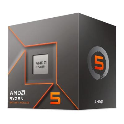 Processador AMD Ryzen 5 8400F, 4.2 GHz (4.7 GHz Max Turbo), Cache 22MB, AM5, 6 Núcleos, 12 Threads - 100-100001591BOX