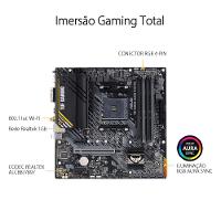 Placa-Mãe ASUS TUF GAMING A520M-PLUS WIFI, AMD AM4, RGB, mATX, DDR4, Preto - 90MB17F0-M0EAY0 - 6