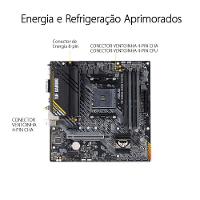 Placa-Mãe ASUS TUF GAMING A520M-PLUS WIFI, AMD AM4, RGB, mATX, DDR4, Preto - 90MB17F0-M0EAY0 - 7