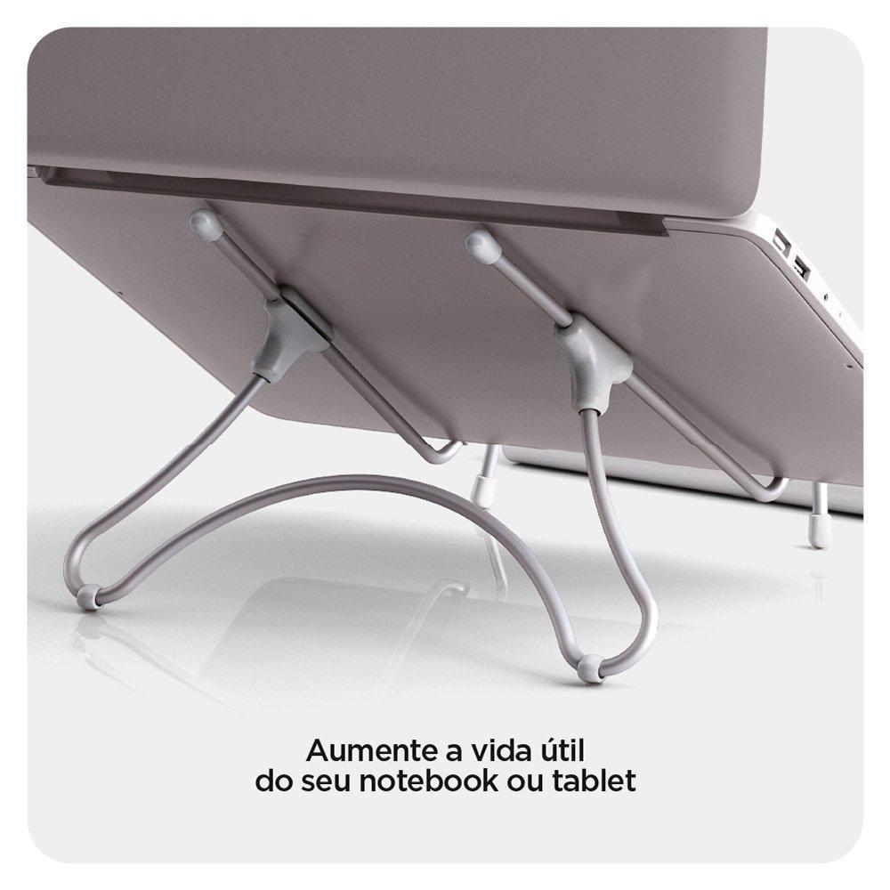 Suporte Octoo UpTable para Notebook, Ice Silver - UP-SI - 3