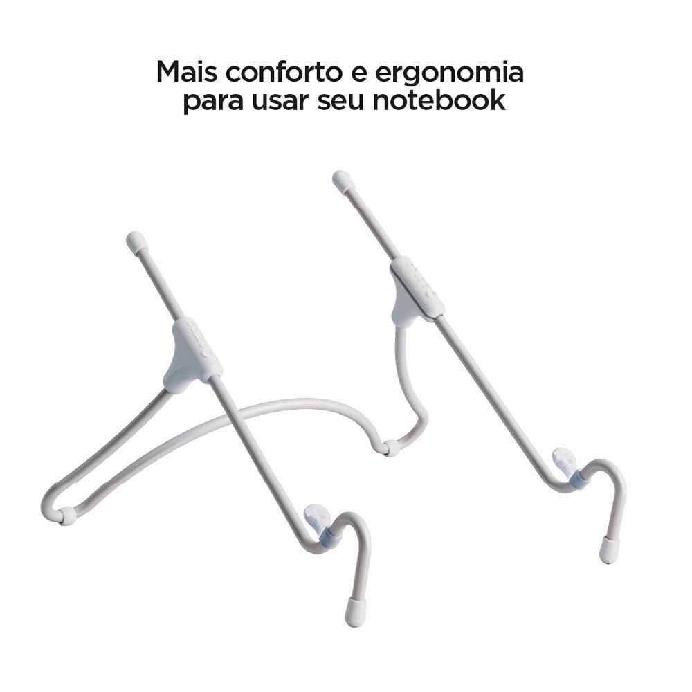 Suporte Octoo UpTable para Notebook, Ice Silver - UP-SI - 5