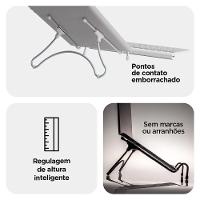 Suporte Octoo UpTable para Notebook, Ice Silver - UP-SI