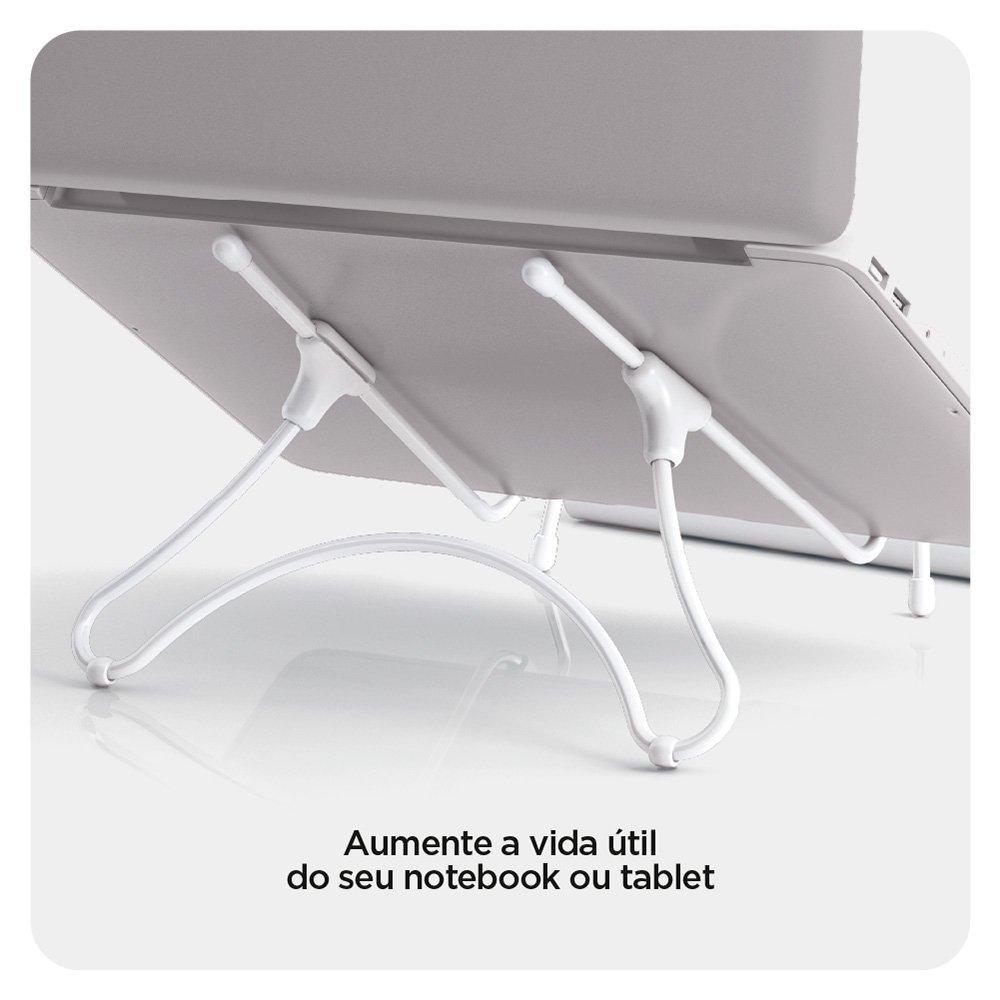 Suporte Octoo UpTable p/ Notebook Branco 08162 - 3