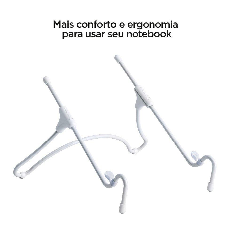 Suporte Octoo UpTable p/ Notebook Branco 08162 - 6