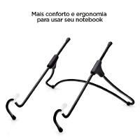 Suporte Octoo UpTable p/ Notebook  Preto Fosco - 6