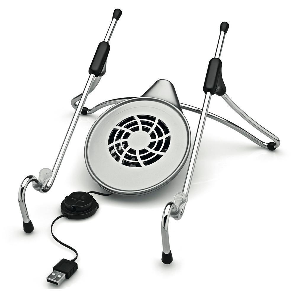 Suporte Ergonômico Octoo Uptable para Notebook com Cooler - Cromado/Cinza  UPC-01 - 4