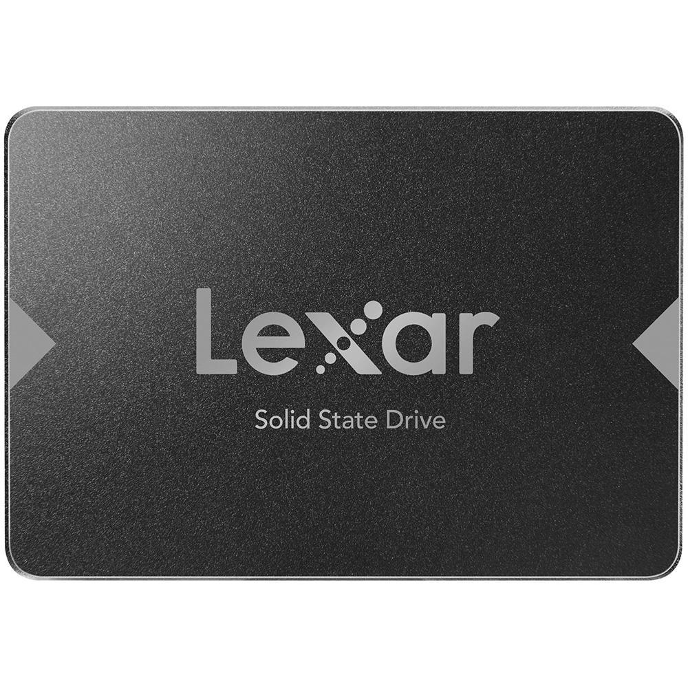 SSD Lexar NS100, 256GB, SATA III, 2.5", Leitura: 520MB/s, Preto - LNS100-256RBNA - 1