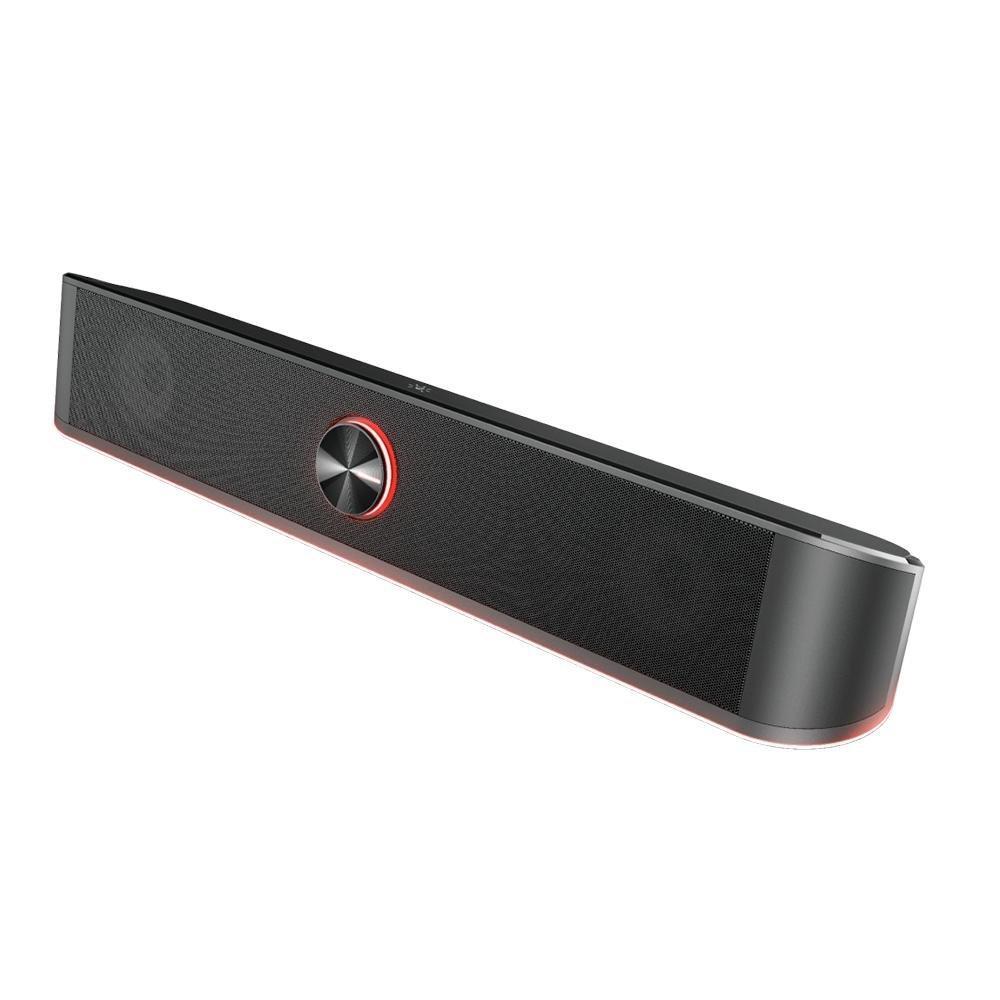 Soundbar Gamer GXTrust 619 Thorne, LED RGB, 2 Canais Stereo, 12W, 3.5mm, USB, Preto - 24007 - 2