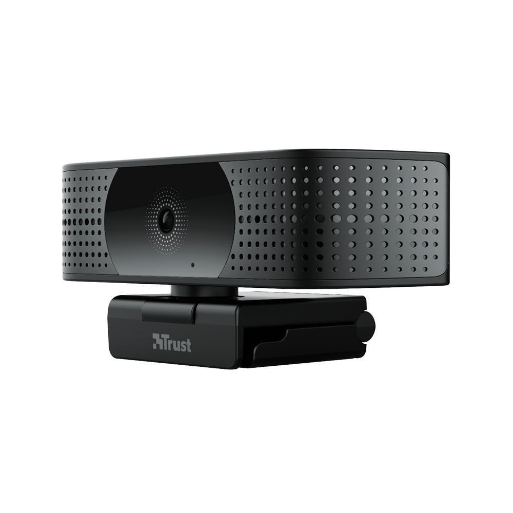 Webcam Trust Teza 4K Ultra HD com Tripé, Microfones Duplos, Filtro de Privacidade, USB, Preto - 24280 - 6
