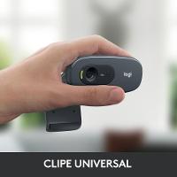 Webcam HD Logitech C270, 720p, 30 FPS, Microfone Integrado, USB 2.0 - 960-000694