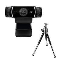 Webcam Full HD Logitech C922 Pro Stream com Microfone Embutido, 1080p e Tripé Incluso, Compatível Logitech Capture - 960-001087 - 1