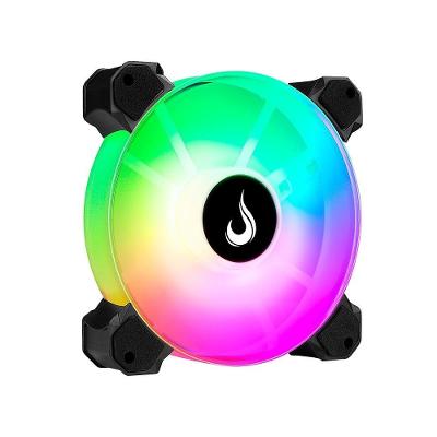 Ventoinha Rise Mode Cool Motherboard, 120mm, ARGB, Preto - RM-ARGB-05-5V