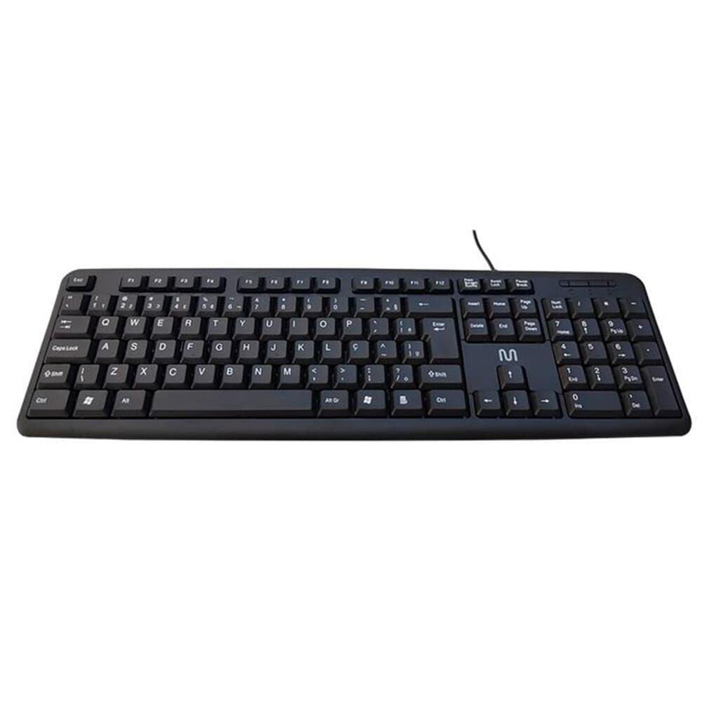 Teclado Slim Multi, USB, ABNT2, Resistente Água, Preto - TC065 - 3