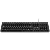 Teclado Multimídia Vinik DC100P, USB, Teclas Redondas, ABNT2, Preto - 65405