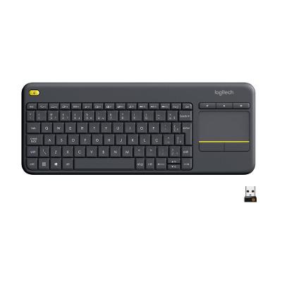 Teclado sem fio Logitech K400 Plus TV com Touchpad Integrado, Conexão USB Unifying e Layout ABNT2 - 920-007125