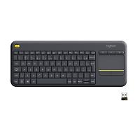 Teclado sem fio Logitech K400 Plus TV com Touchpad Integrado, Conexão USB Unifying e Layout ABNT2 - 920-007125 - 1