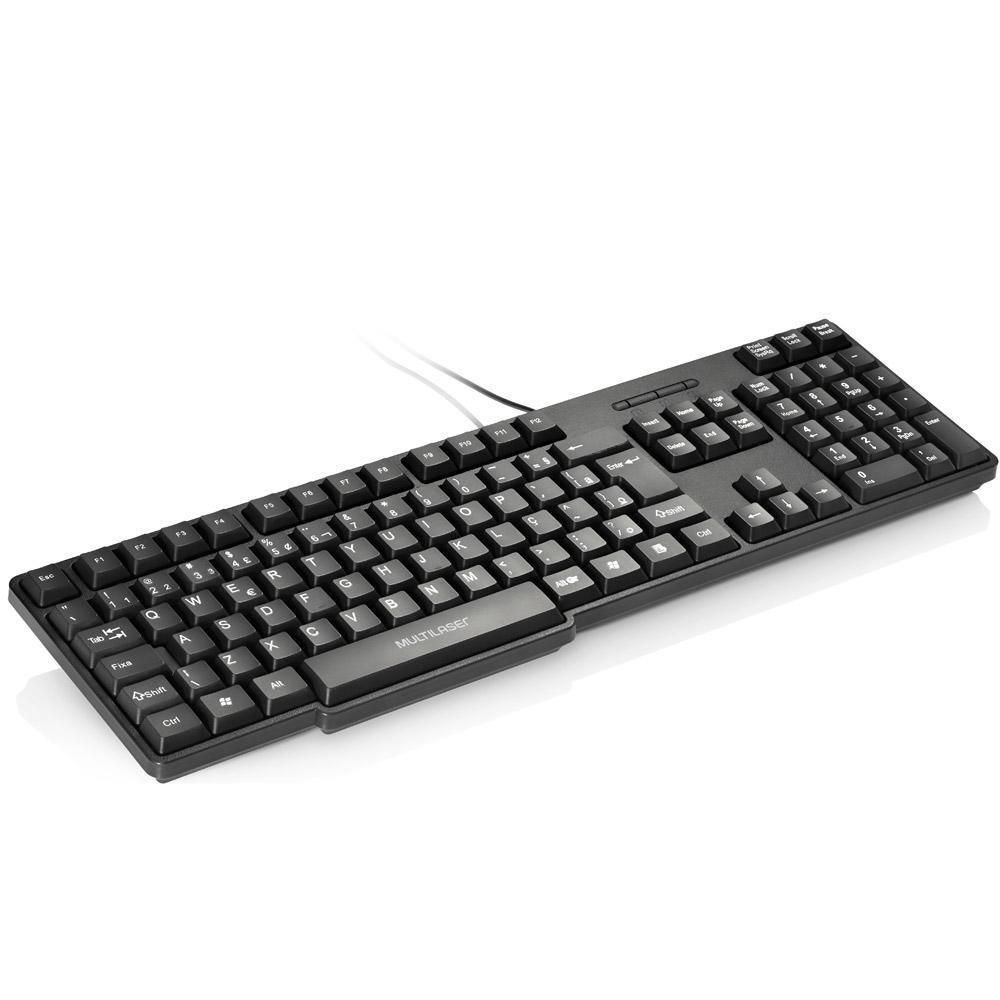 Teclado Multi Slim, USB, ABNT2, Teclas Silenciosas, Preto - TC213 - 3