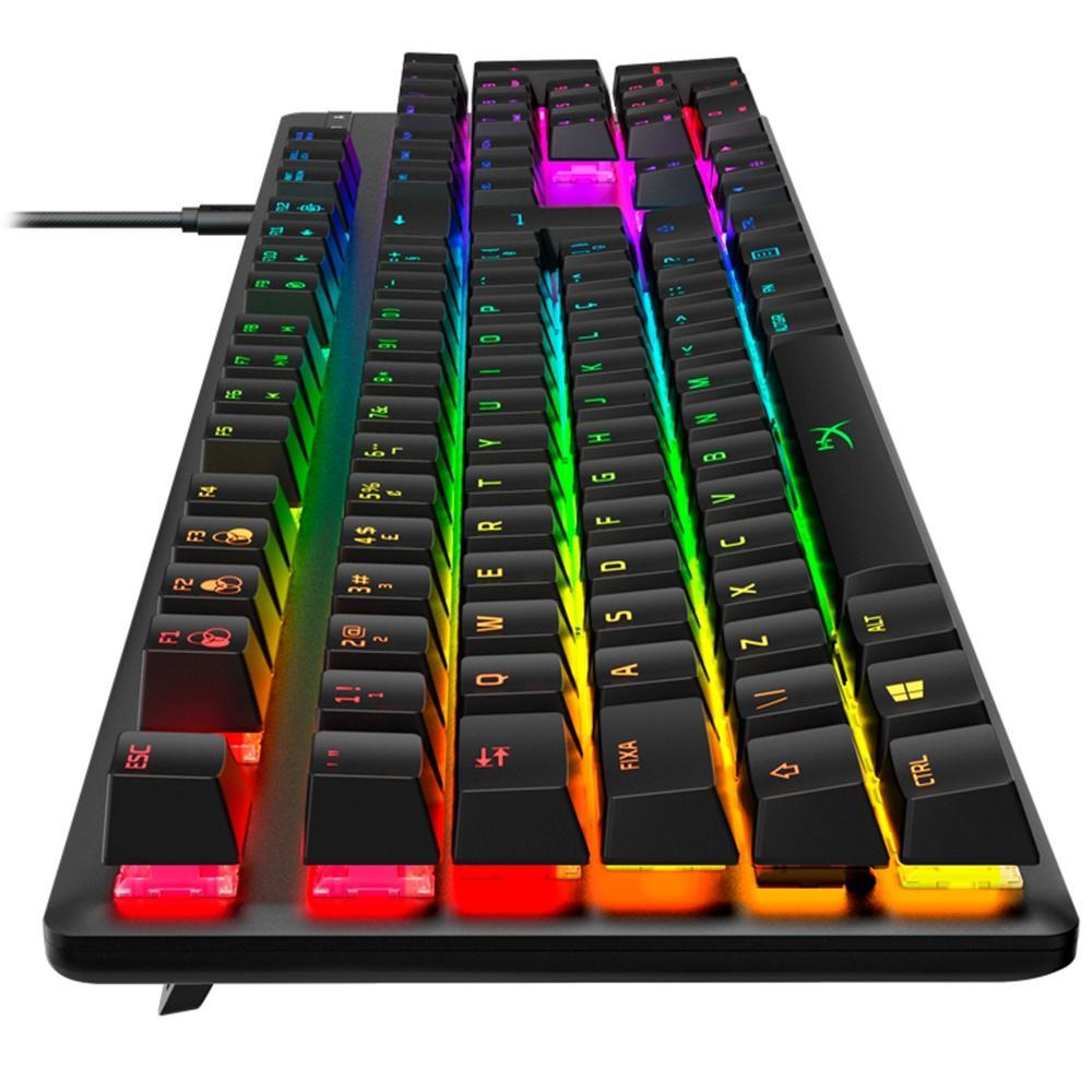 Teclado Mecânico Gamer HyperX Alloy Origins, RGB, Switch HyperX Red, ABNT2, Preto - 4P4F6A2#AC4 - 2