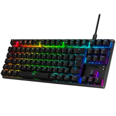 Teclado Mecânico Gamer HyperX Alloy Origins Core, RGB, Switch HyperX Red, USB Tipo-C, ABNT2, Preto - 4P5P3A2#AC4