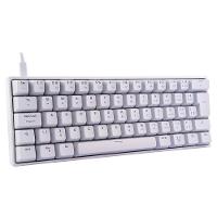 Teclado Mecânico Gamer Husky Blizzard, 60%, RGB, Switch Gateron Red, ABNT2, Branco -  HTG001BRVR - 3