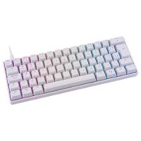 Teclado Mecânico Gamer Husky Blizzard, 60%, RGB, Switch Gateron Red, ABNT2, Branco -  HTG001BRVR - 7