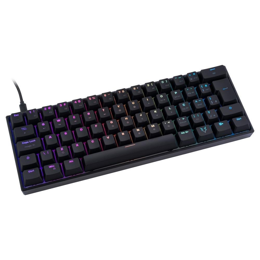 Teclado Mecânico Gamer Husky Blizzard, 60%, RGB, Switch Gateron Brown, ABNT2, Preto - HTG001PTMA - 5