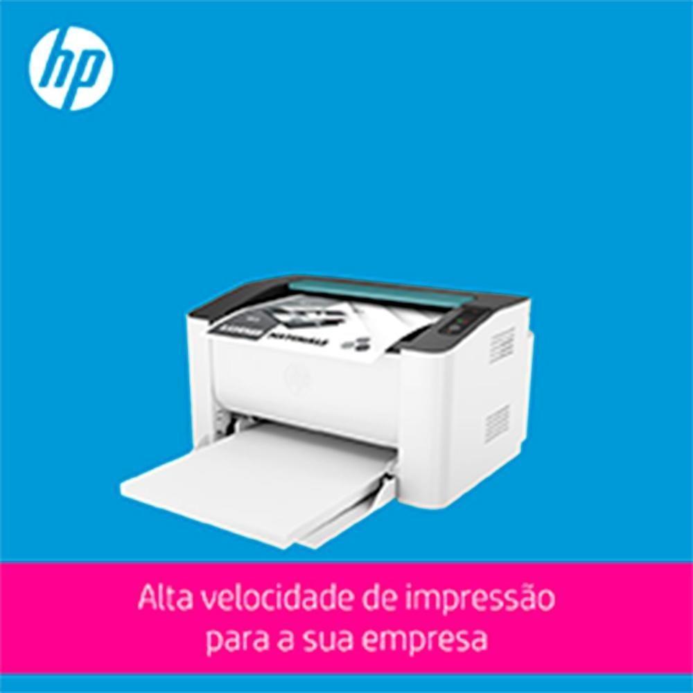 Impressora HP LaserJet 107a, Laser, Mono, 110V, Branco - 4ZB77A - 3