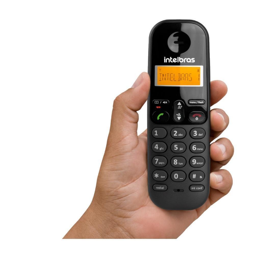 Ramal Adicional para Telefone Intelbras TS 3111, Sem Fio e com Identificador de Chamadas, Preto - 3