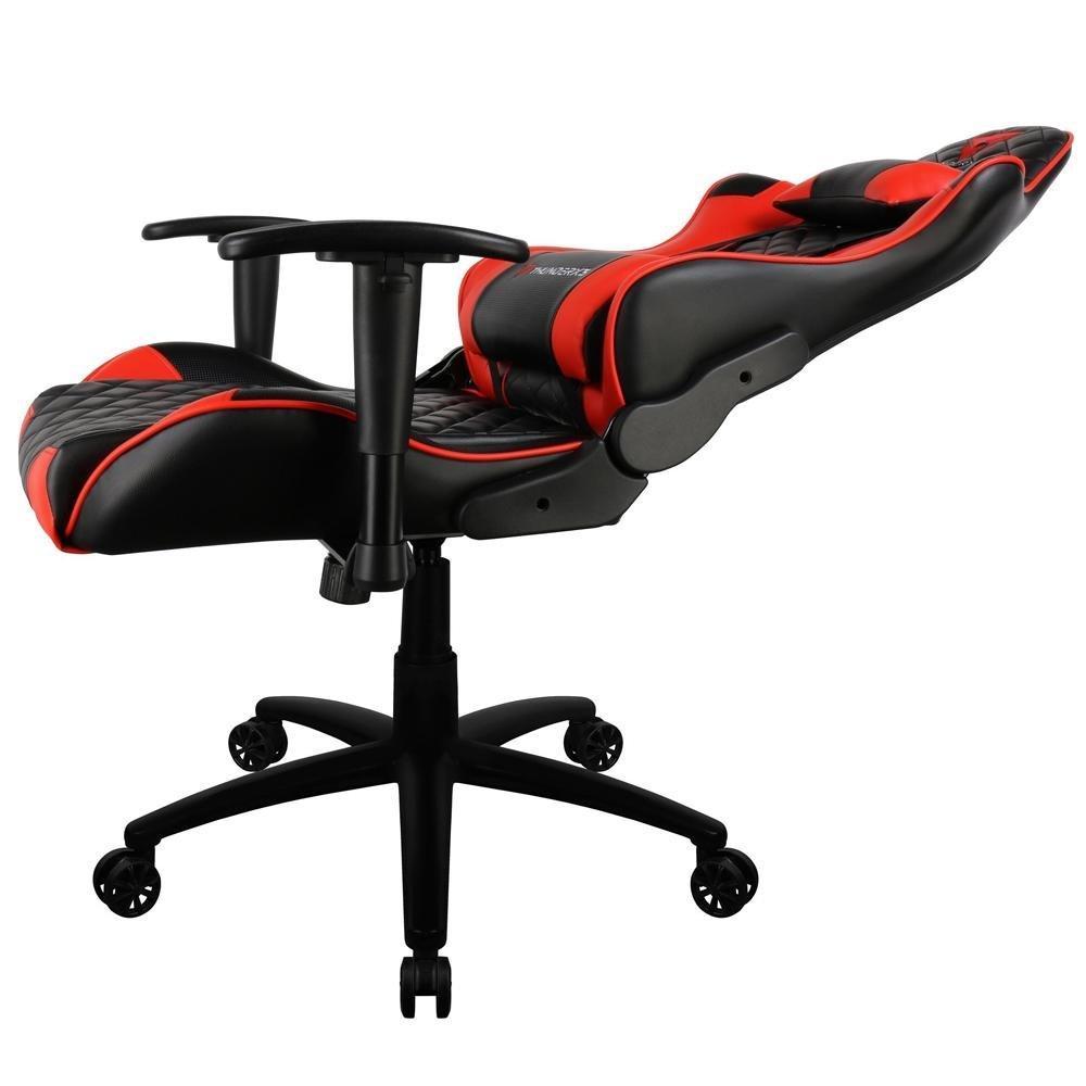 Cadeira Gamer ThunderX3 TGC12, Preto e Vermelho, Reclinável, com Almofadas, Cilindro de Gás Classe 4 - 5