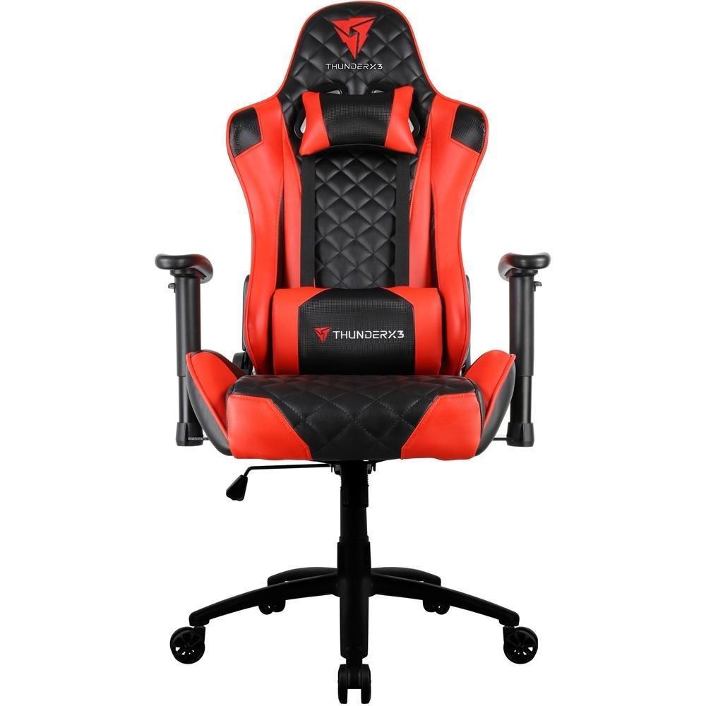 Cadeira Gamer ThunderX3 TGC12, Preto e Vermelho, Reclinável, com Almofadas, Cilindro de Gás Classe 4 - 6