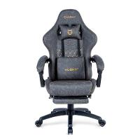 Cadeira Gamer Husky Tempest 700, Até 145kg, Almofadas, Reclinável 150º, PU, Descanso para Pés, Cinza - HCG700CZ - 1