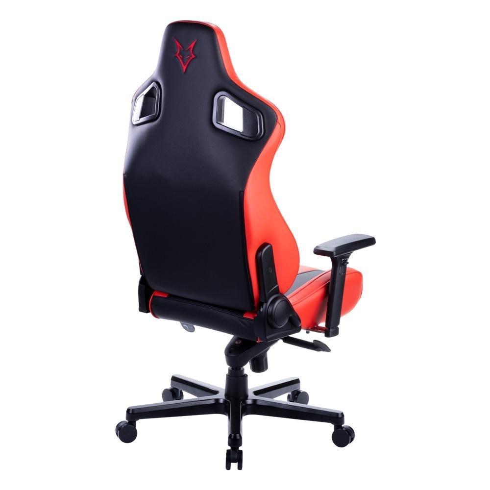 Cadeira Gamer Husky Gaming Hailstorm 900, Preto e Vermelho, Com Almofadas, Reclinável com Sistema Frog, Descanso de Braço 3D - HGMA085 - 8