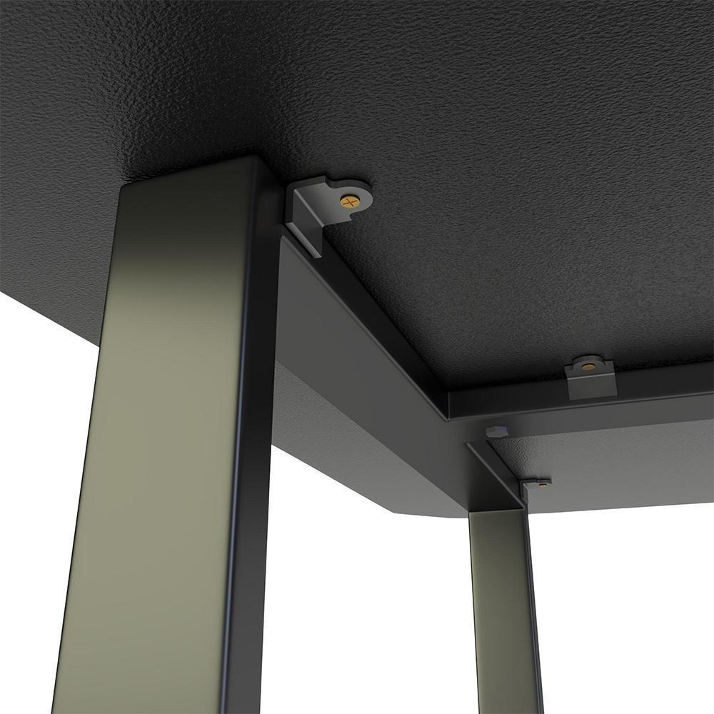 Mesa Gamer Fortrek, Preto e Azul, Base em Metal, Tampo de MDF Revestido e Suporta Peso Máximo de 150 Kg - HMG01 - 2