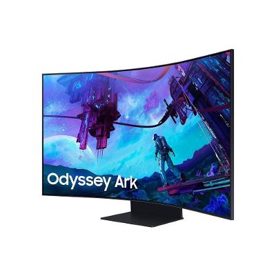 Monitor Gamer Curvo Samsung Odyssey Ark 55", 4K, 165Hz, 1ms, Gen 2, FreeSync Premium Pro, Altura Ajustável, Som Integrado - LS55CG97WNLXZD
