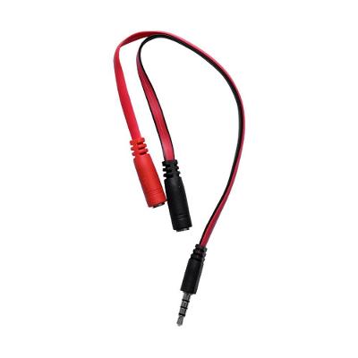 Cabo Adaptador OEX CE402, 2P2 para P3, Preto e Vermelho - 487412