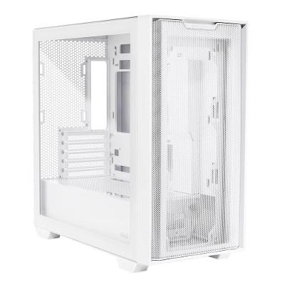 Gabinete Gamer ASUS Prime A21, Mid Tower, M-ATX, Lateral em Vidro Temperado, Sem FANs, Branco - 90DC00H3-B00000
