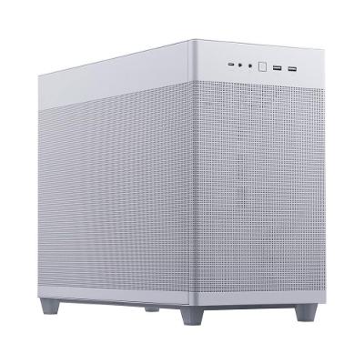 Gabinete Asus Prime AP201 Mesh, Mini Tower, Micro-ATX, Branco - 90DC00G3-B30000