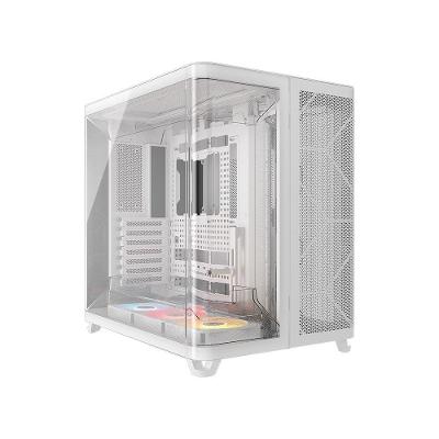 Gabinete Gamer Corsair AIR 5400, Mid-Tower, com 3 Fans RS-R ARGB, Lateral em Vidro, Branco - CC-9011319-WW