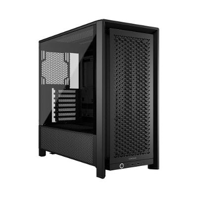 Gabinete Gamer Corsair Frame 4000D, Mid Tower, Lateral em Vidro, Sem FANs, Preto - CC-9011290-WW