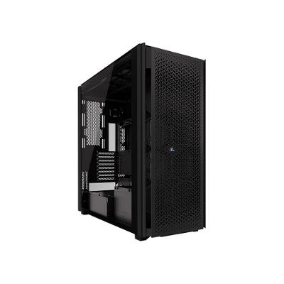 Gabinete Gamer CORSAIR 9000D AIRFLOW, RGB, Full Tower, Lateral em Vidro, iCUE LINK, Sem FANs, Preto - CC-9011273-WW