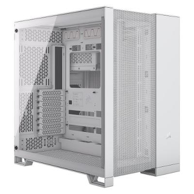 Gabinete Gamer Corsair 6500D, Mid-Tower, E-ATX, Frente e Lateral em Vidro Temperado, Sem FANs, Branco - CC-9011260-WW
