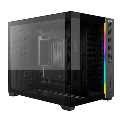 Gabinete Gamer Redragon Wideload, RGB, Mini Tower, Micro ATX, Preto - CA-611B