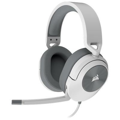 Headset Gamer Corsair HS55 USB/P2, Surround 7.1, Drivers 50mm, Branco - CA-9011266-NA