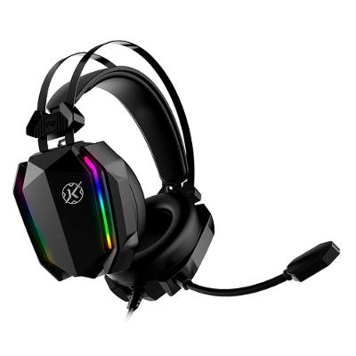 Headset Gamer Kalkan Hugin, RGB, Adaptador USB Tipo-C, Preto - KLK00021
